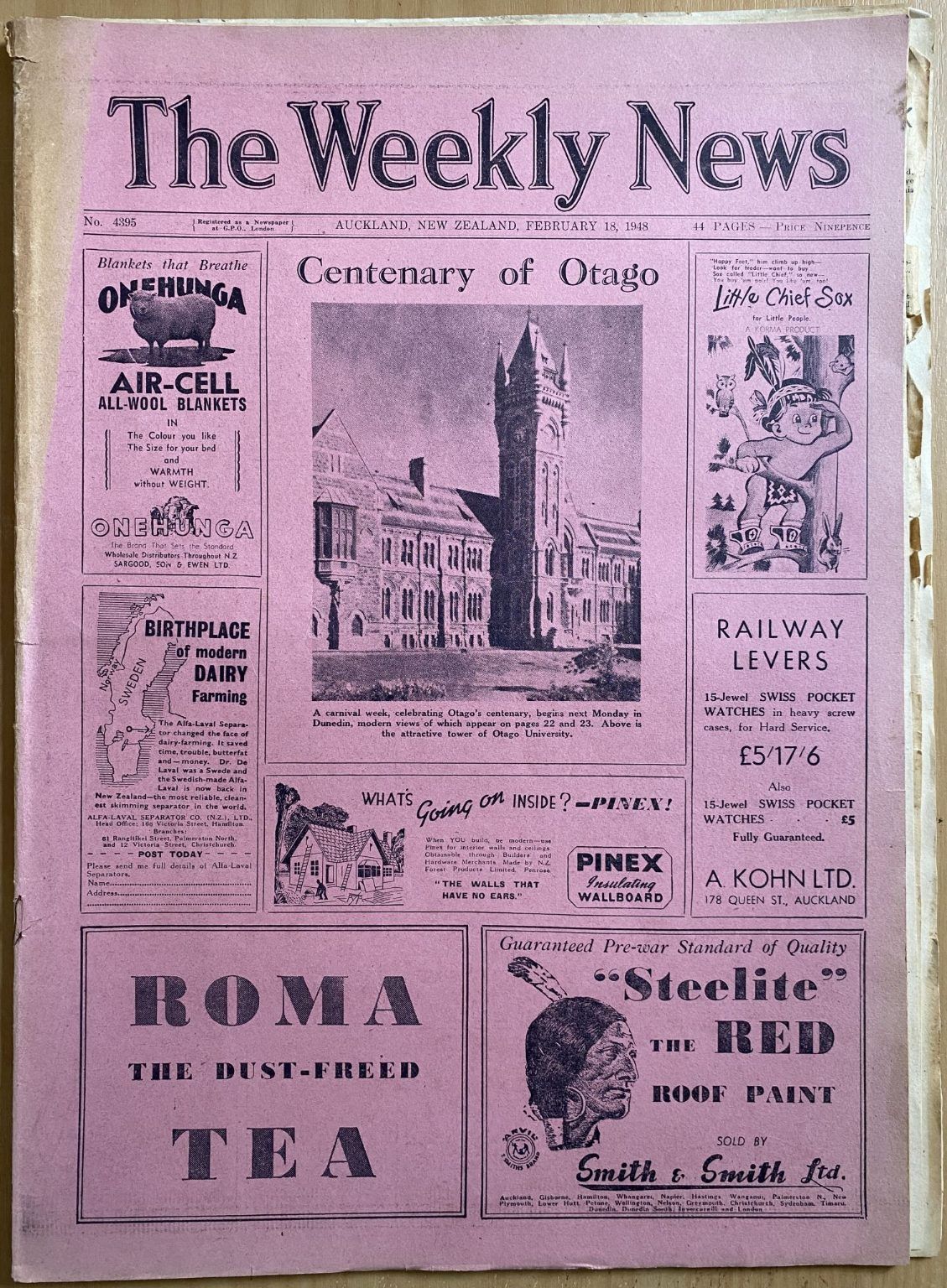 OLD NEWSPAPER: The Weekly News - No. 4395, 18 February 1948