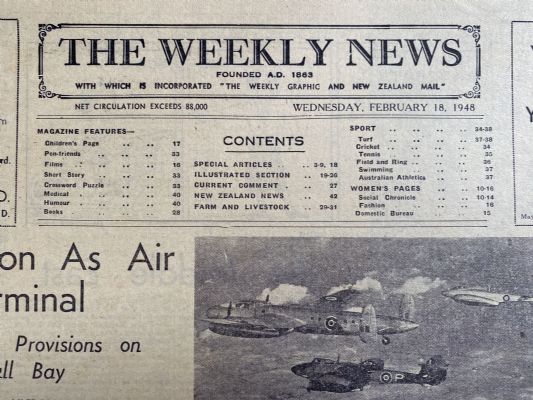 OLD NEWSPAPER: The Weekly News - No. 4395, 18 February 1948