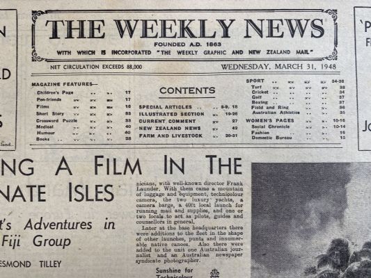 OLD NEWSPAPER: The Weekly News - No. 4401, 31 March 1948