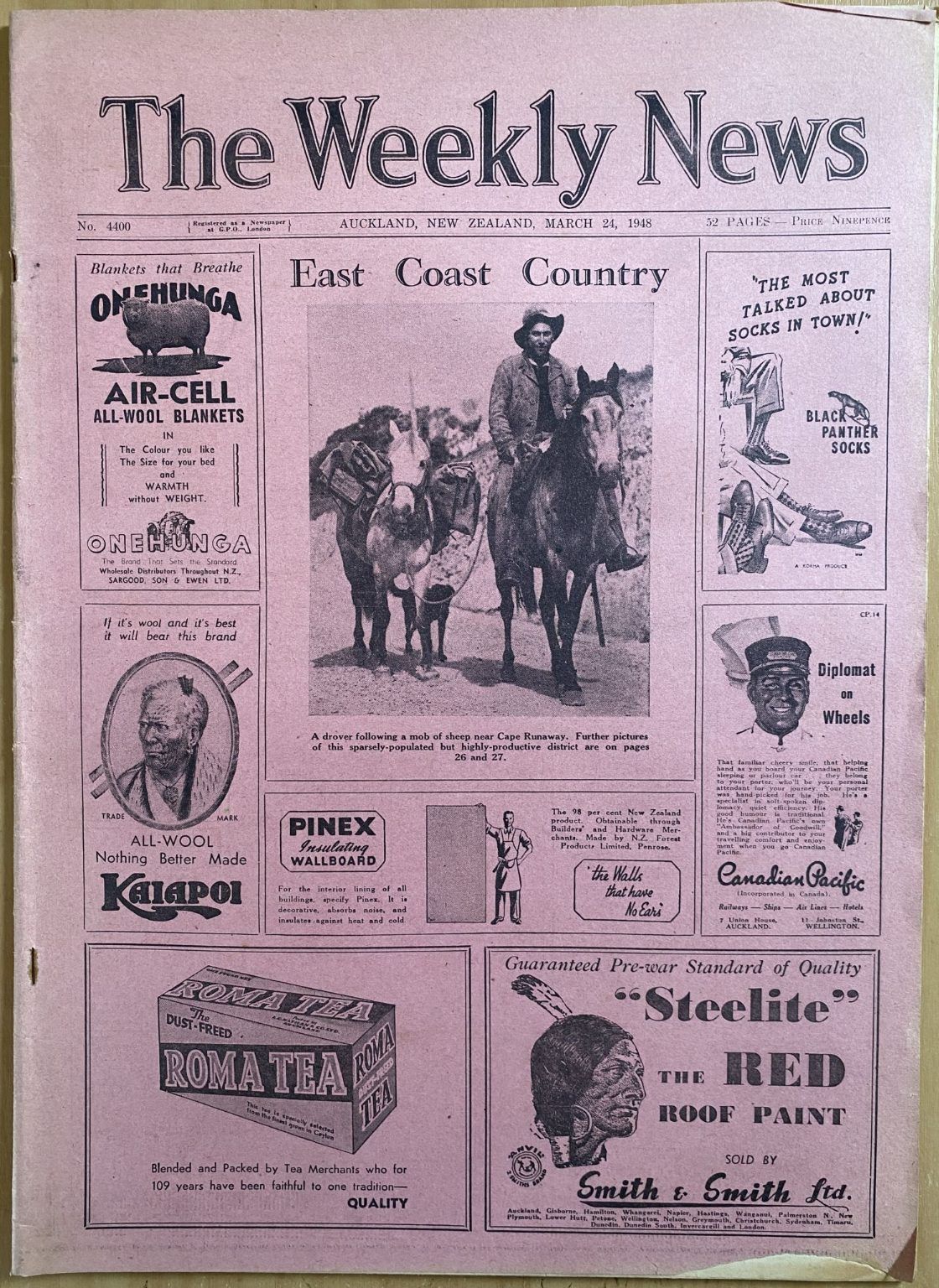 OLD NEWSPAPER: The Weekly News - No. 4400, 24 March 1948