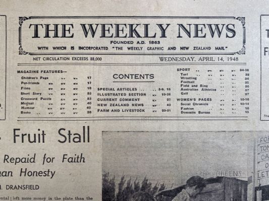 OLD NEWSPAPER: The Weekly News - No. 4403, 14 April 1948