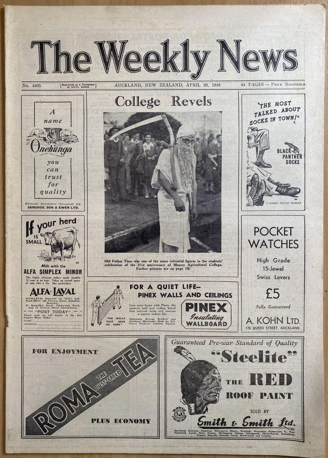 OLD NEWSPAPER: The Weekly News - No. 4405, 28 April 1948