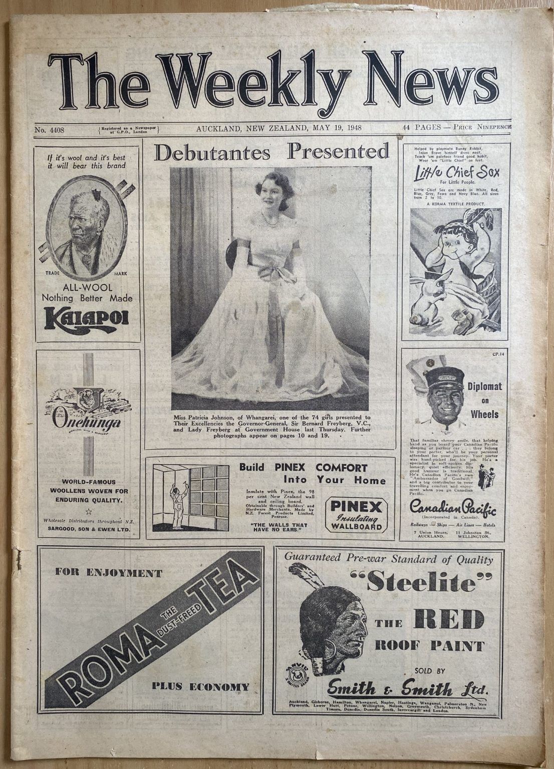 OLD NEWSPAPER: The Weekly News - No. 4408, 19 May 1948