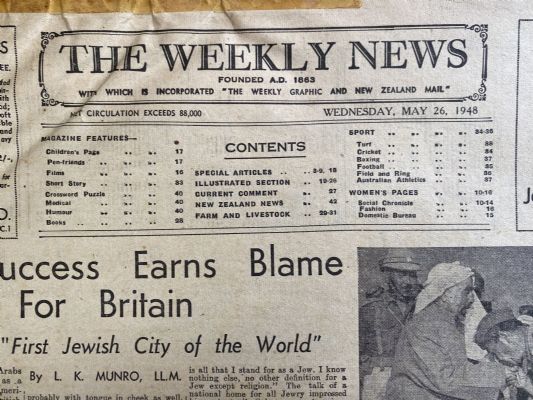 OLD NEWSPAPER: The Weekly News - No. 4409, 26 May 1948