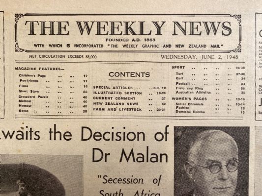 OLD NEWSPAPER: The Weekly News - No. 4410, 2 June 1948
