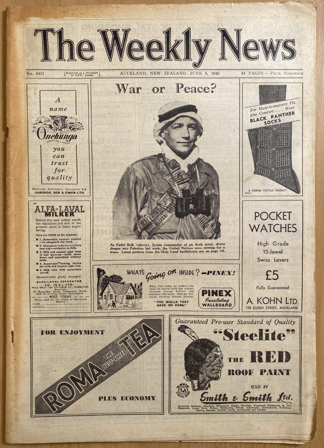 OLD NEWSPAPER: The Weekly News - No. 4411, 9 June 1948