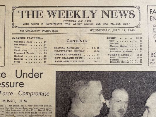 OLD NEWSPAPER: The Weekly News - No. 4416, 14 July 1948