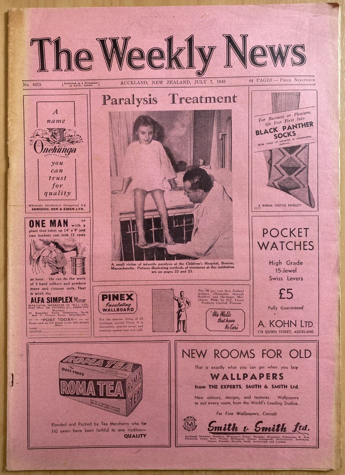 OLD NEWSPAPER: The Weekly News - No. 4415, 7 July 1948