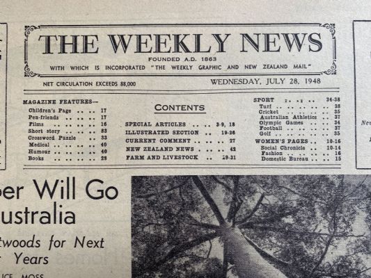 OLD NEWSPAPER: The Weekly News - No. 4418, 28 July 1948