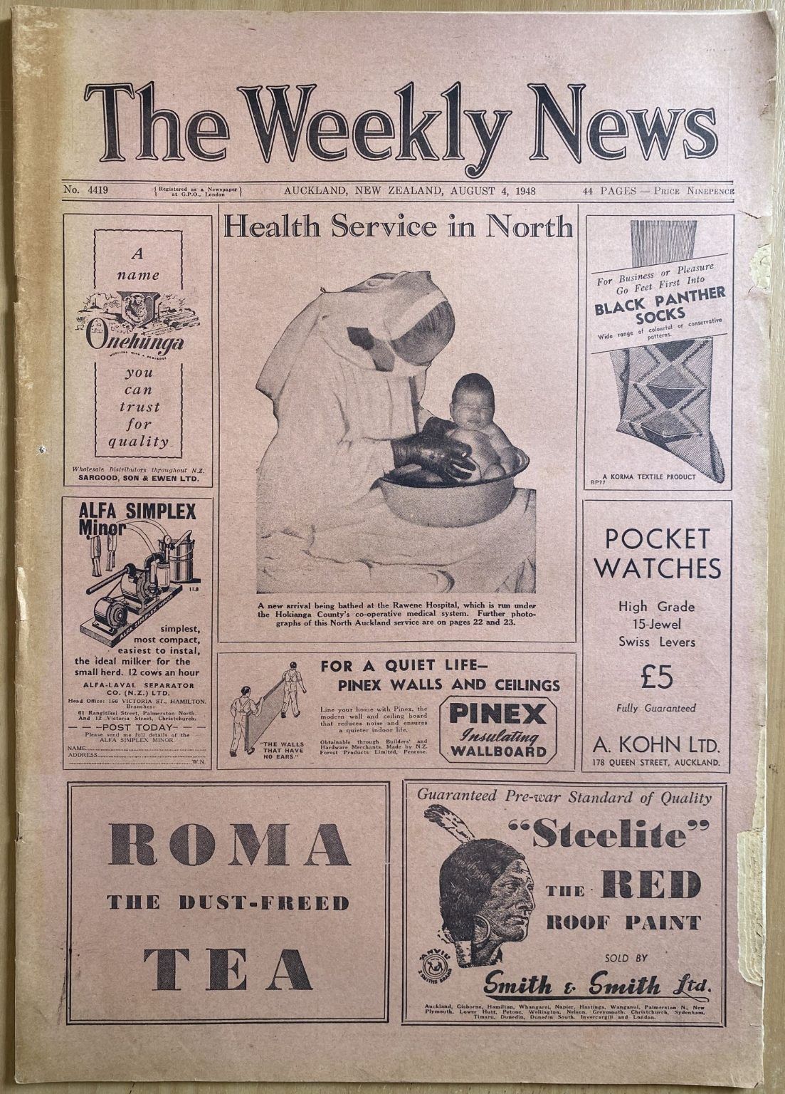OLD NEWSPAPER: The Weekly News - No. 4419, 4 August 1948
