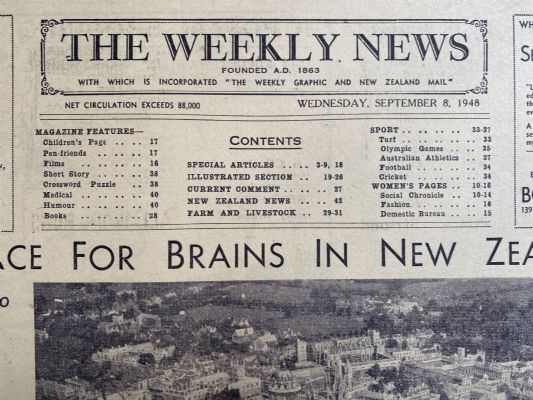OLD NEWSPAPER: The Weekly News - No. 4424, 8 September 1948