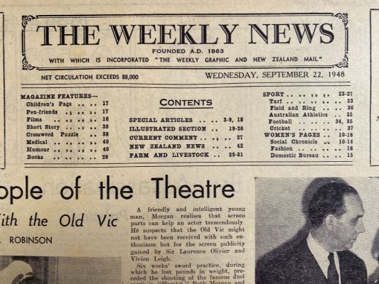 OLD NEWSPAPER: The Weekly News - No. 4426, 22 September 1948