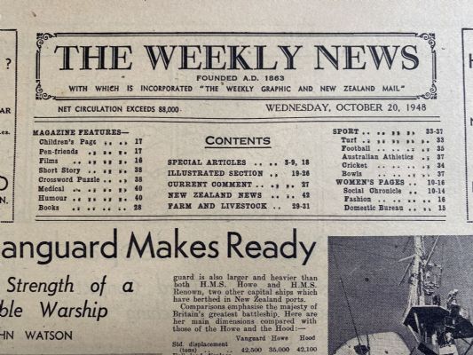 OLD NEWSPAPER: The Weekly News - No. 4430, 20 October 1948