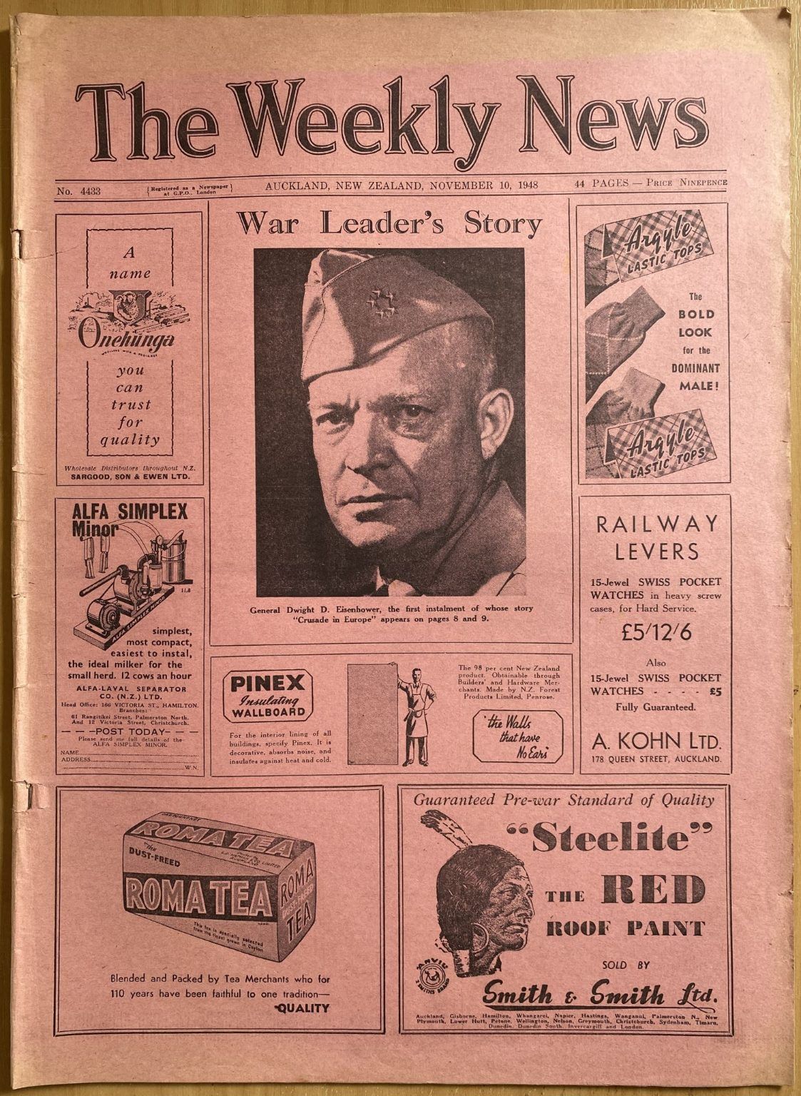 OLD NEWSPAPER: The Weekly News - No. 4433, 10 November 1948
