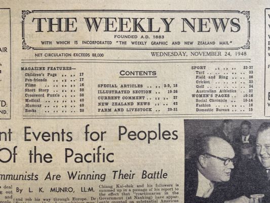 OLD NEWSPAPER: The Weekly News - No. 4435, 24 November 1948
