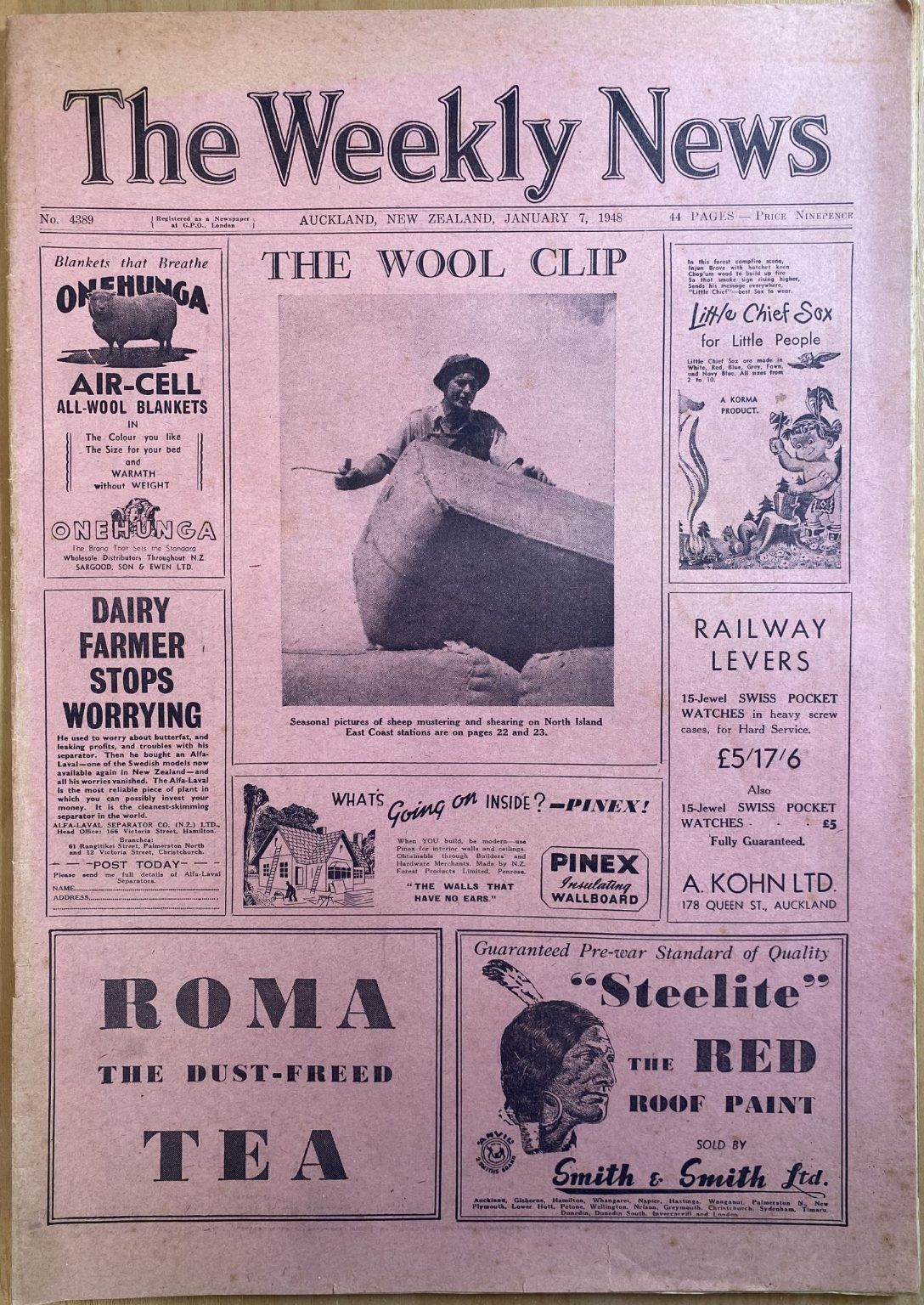 OLD NEWSPAPER: The Weekly News - No. 4389, 7 January 1948