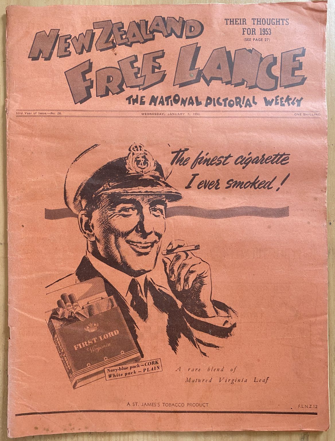 OLD NEWSPAPER: New Zealand Free Lance - No. 52, 7 January 1953