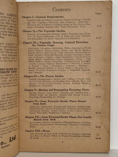 YATES GARDEN GUIDE: 32nd Revised Edition