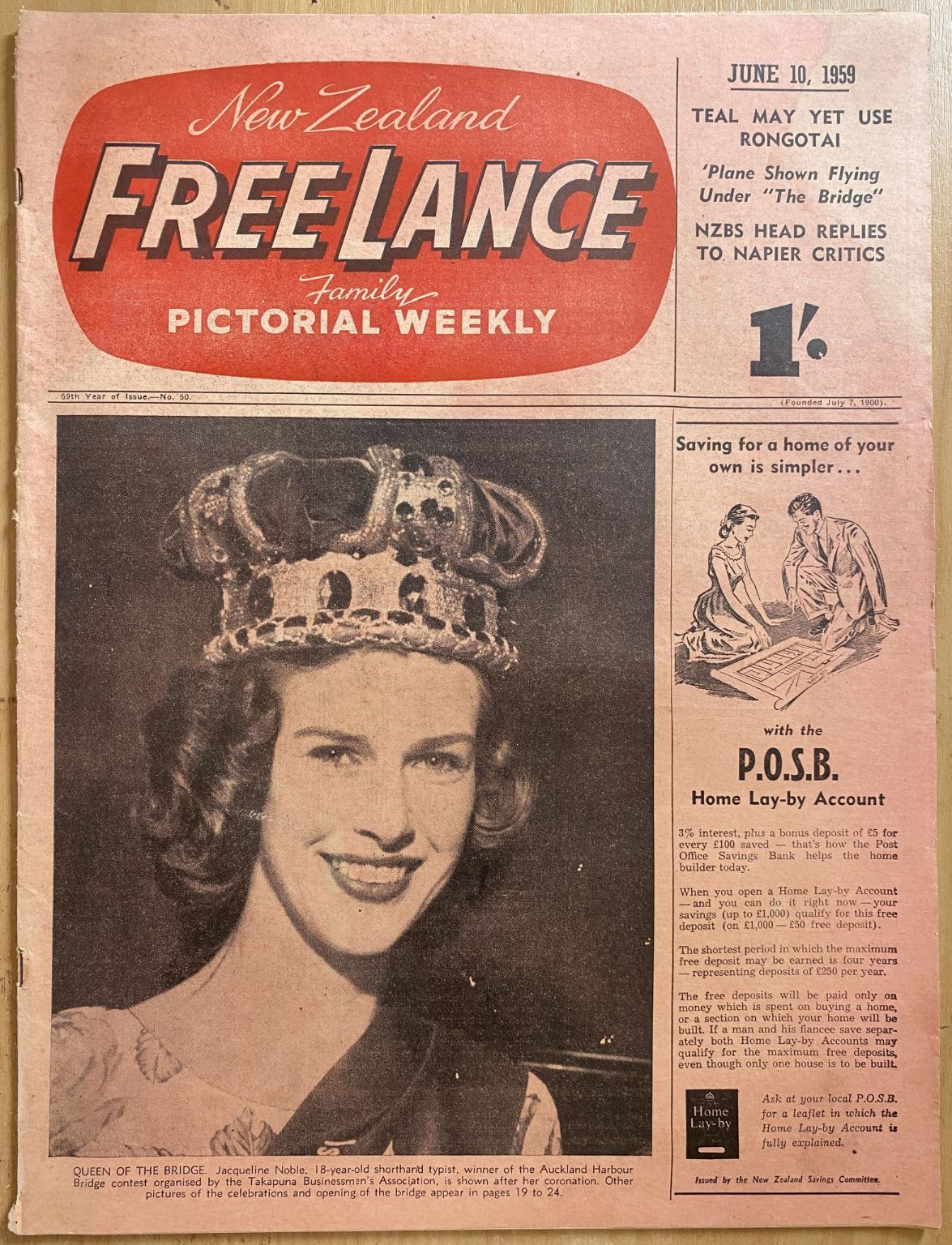 OLD NEWSPAPER: New Zealand Free Lance - No. 50, 10 June 1959