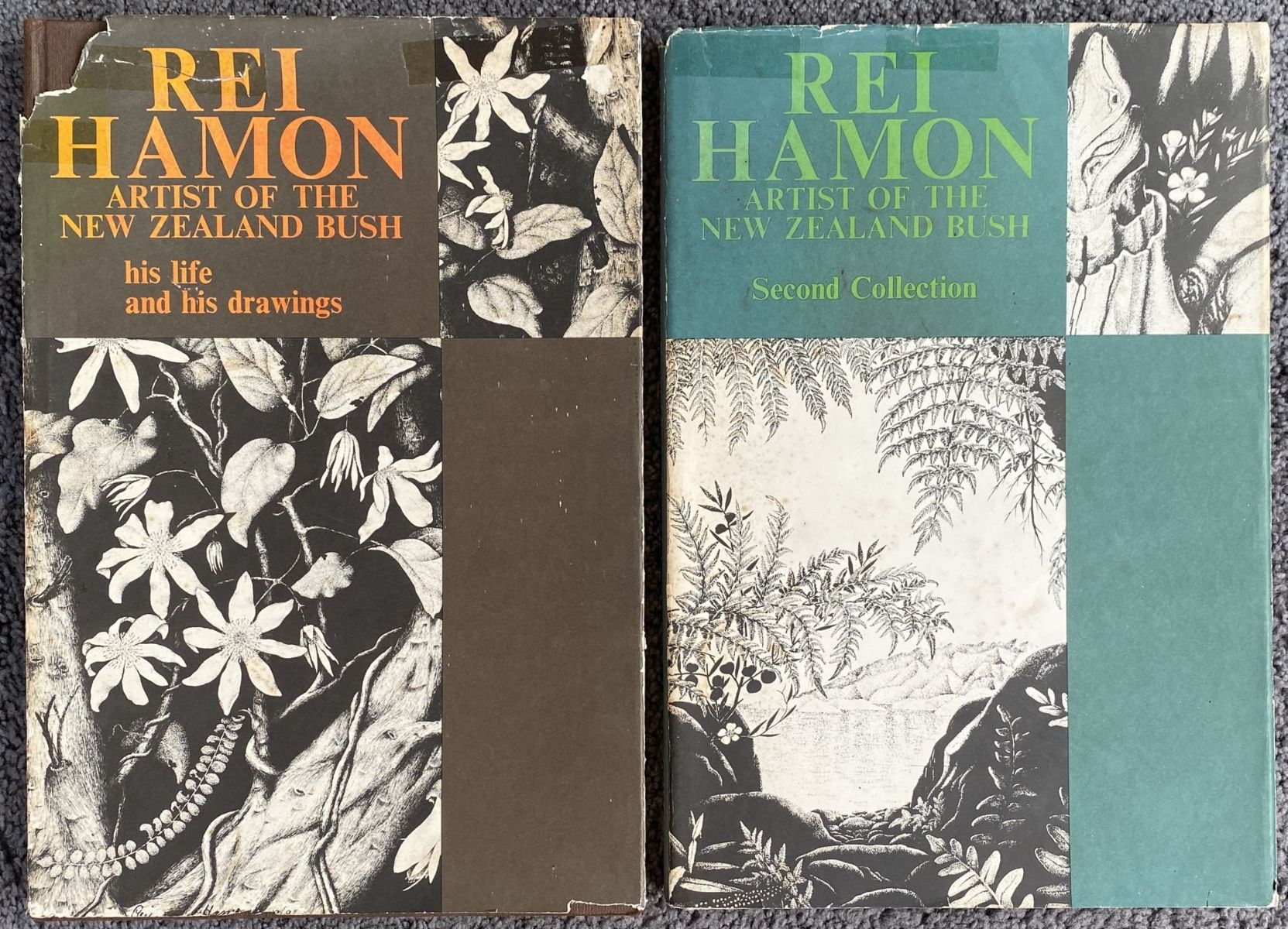 REI HAMON: Artist of the New Zealand Bush - his life & drawings + 2nd collection