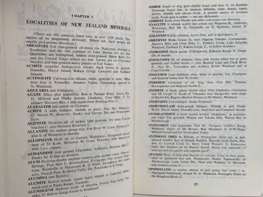 MINERALS AND GEMS OF MAORILAND: 5th edition