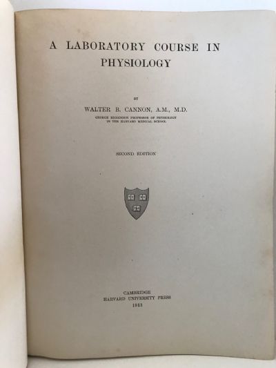 A LABORATORY COURSE IN PHYSIOLOGY