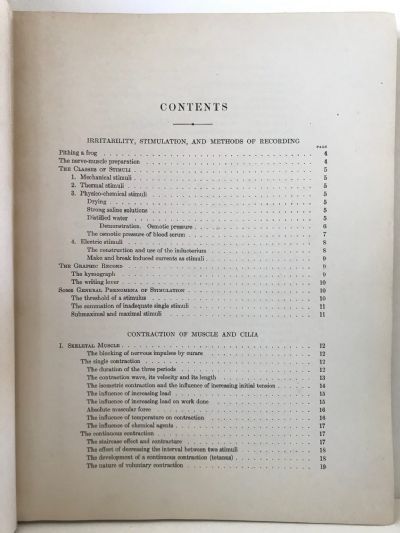 A LABORATORY COURSE IN PHYSIOLOGY