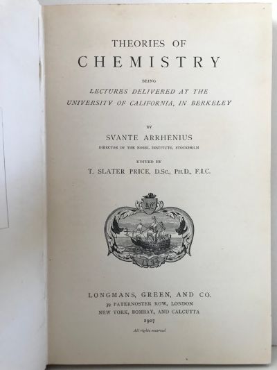 THEORIES OF CHEMISTRY