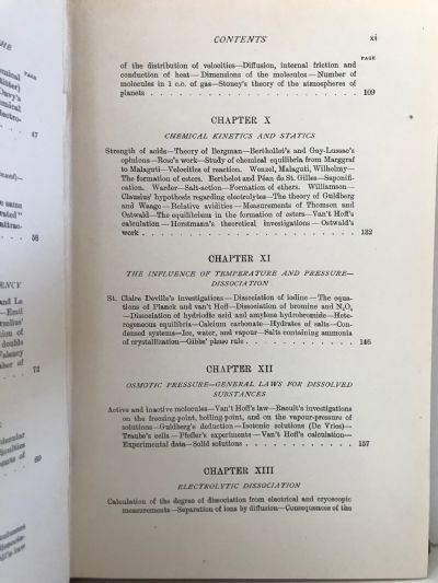 THEORIES OF CHEMISTRY