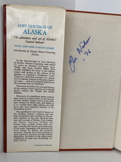 LOST HERITAGE OF ALASKA: The Adventures And Art Of The Alaskan Coastal Indians