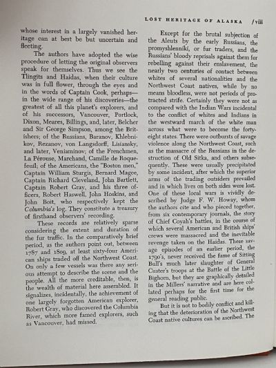 LOST HERITAGE OF ALASKA: The Adventures And Art Of The Alaskan Coastal Indians