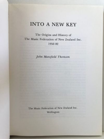 INTO A NEW KEY