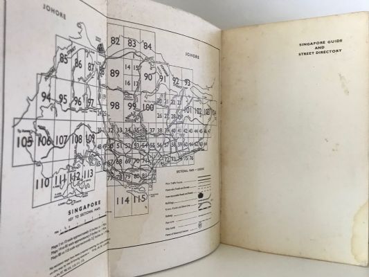 SINGAPORE GUIDE AND STREET DIRECTORY 1958, 5th edition