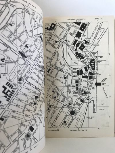 SINGAPORE GUIDE AND STREET DIRECTORY 1958, 5th edition