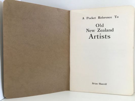 A POCKET REFERENCE TO OLD NEW ZEALAND ARTISTS