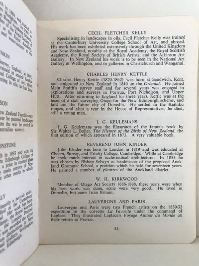 A POCKET REFERENCE TO OLD NEW ZEALAND ARTISTS