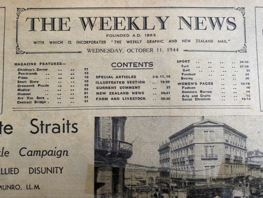 OLD NEWSPAPER: The Weekly News - No. 4220, 11 October 1944