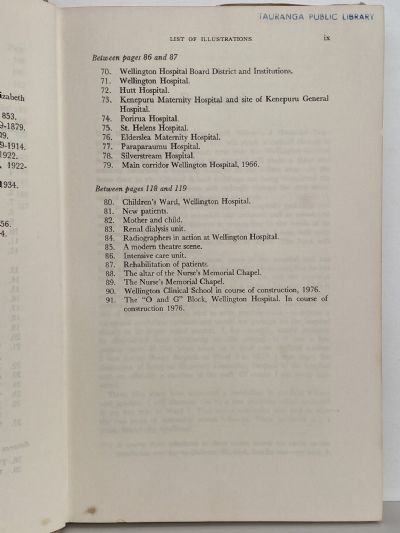 WELLINGTON HOSPITAL 1847-1976