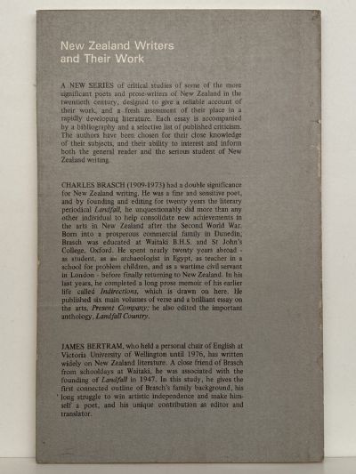 New Zealand Writers and Their Work - Charles Brasch