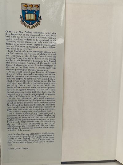 A HISTORY OF THE UNIVERSITY OF AUCKLAND 1883-1983