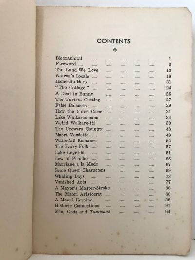 PIONEERING REMINISCENCES OF OLD WAIROA