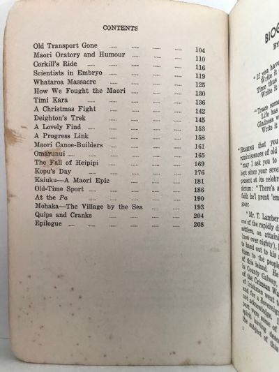 PIONEERING REMINISCENCES OF OLD WAIROA