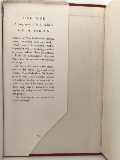 KING DICK: A Biography of Richard John Seddon