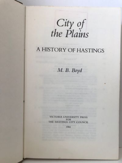 CITY OF THE PLAINS: A History of Hastings