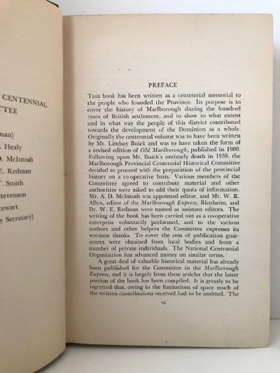 MARLBOROUGH: A Provincial History