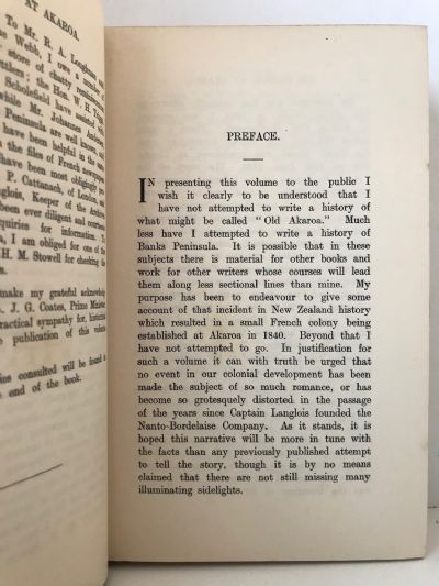 THE FRENCH AT AKAROA: An adventure of Colonization