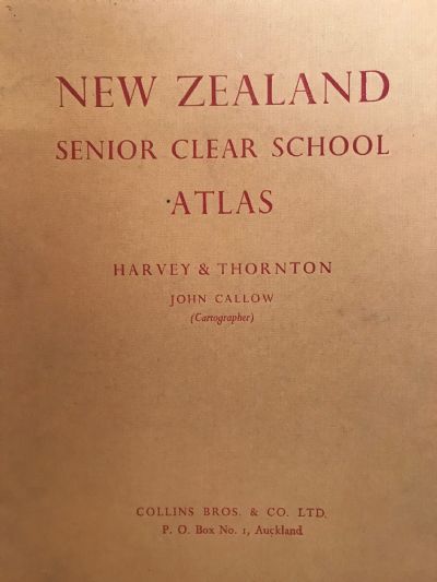 NEW ZEALAND SENIOR CLEAR SCHOOL ATLAS 
