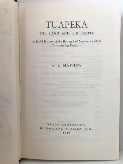 TUAPEKA: The Land and its People