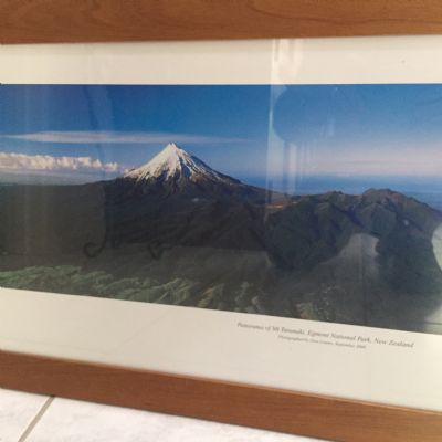 Colour photo of Mount Taranaki, Egmont National Park, New Zealand
