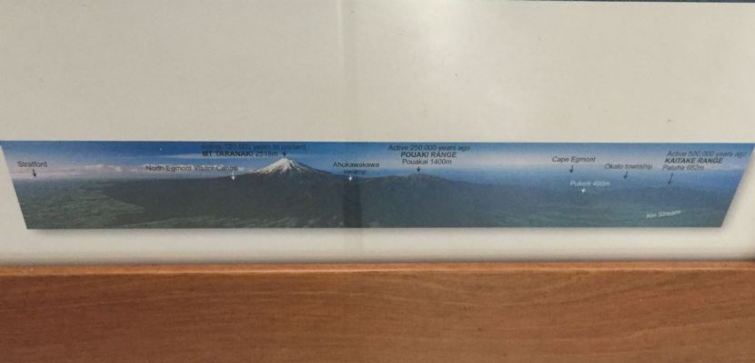 Colour photo of Mount Taranaki, Egmont National Park, New Zealand
